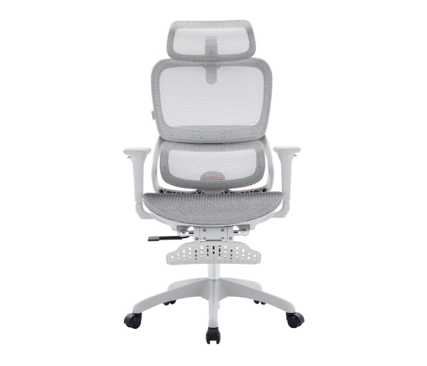 Sihoo B100 Mesh biały z podnóżkiem - 1605508 - zdjęcie